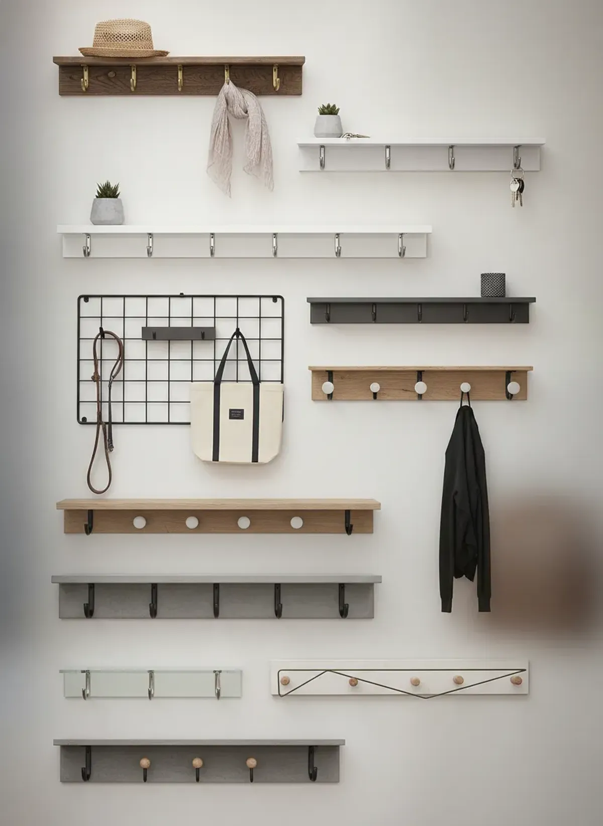 10 Entryway Shelf With Hooks Designs