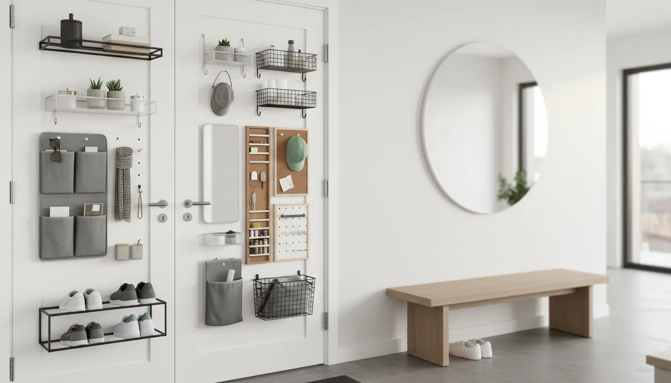 10 Genius Over-the-door Entryway Storage Solutions for Ap...