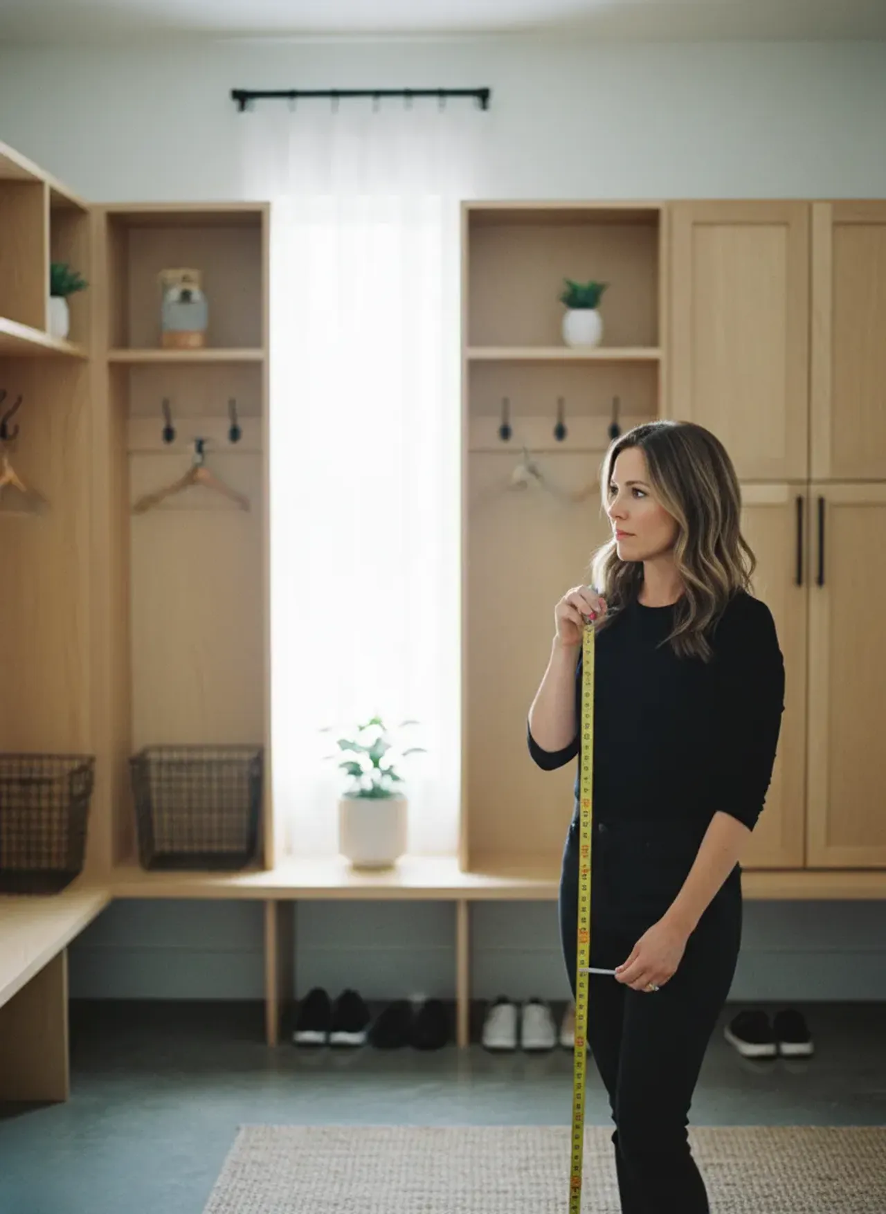 Professional SEO visualization for 12 to 24 Inches: Finding the Ideal Mudroom Locker Depth for Every Space