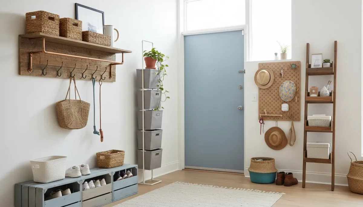 5 DIY Entryway Storage Projects Under $50 for Budget-Conscious Apartment Renters