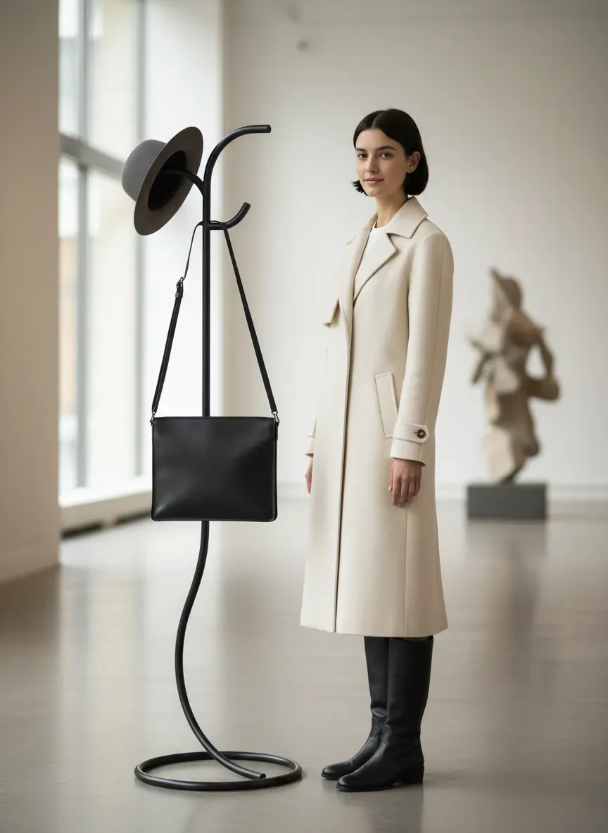 Minimalist Coat Stand Finished