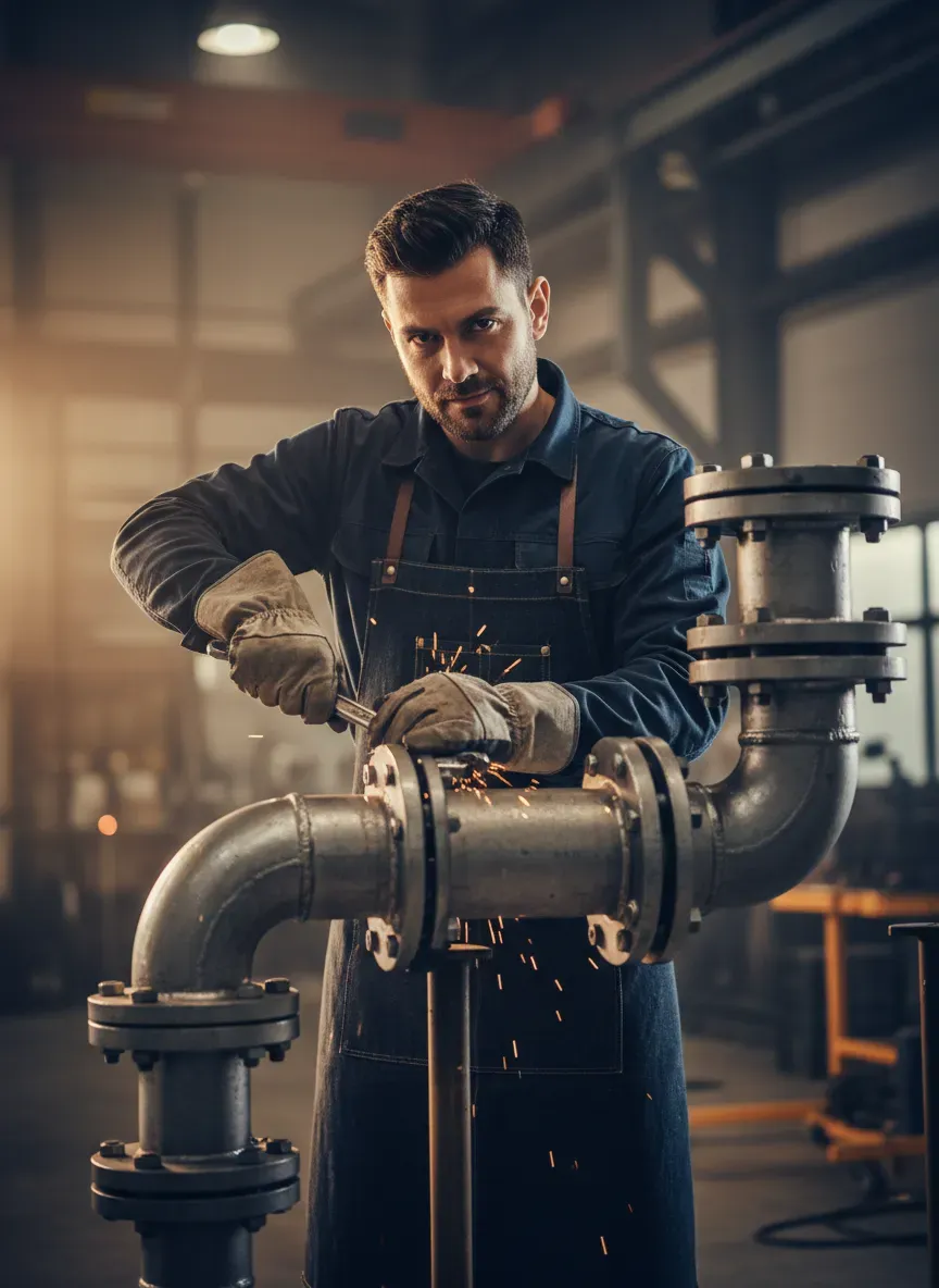 Iron Pipe Installation