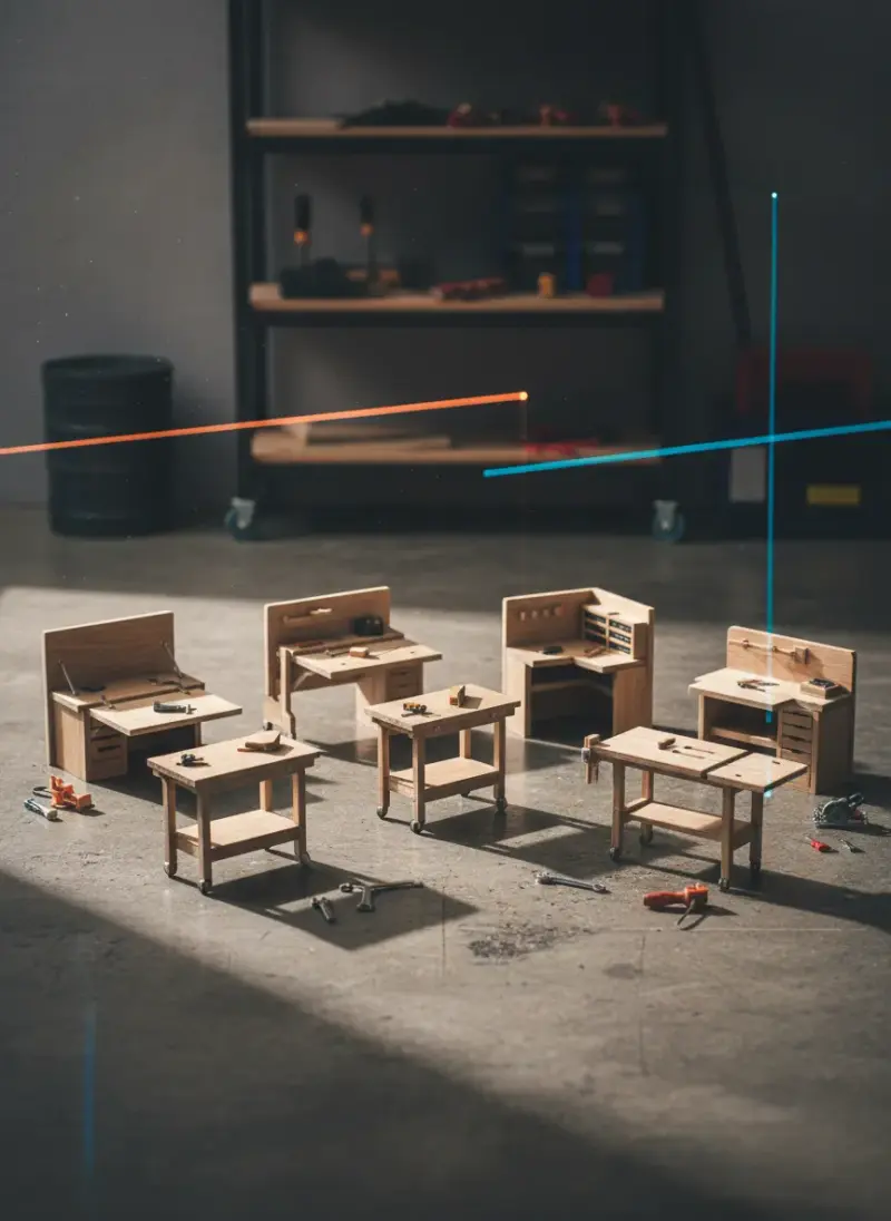 7 Space-Saving Workbench Plans for Tiny Workshops and Tig...