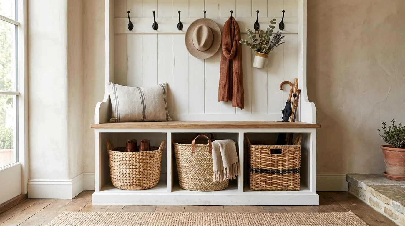 Best Shoe Baskets for Hall Tree Cubbies: Sizing & Materials Guide