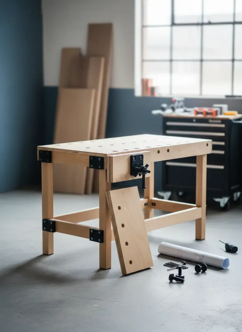 The Best Knock-Down Workbench Designs You Can Easily Disa...