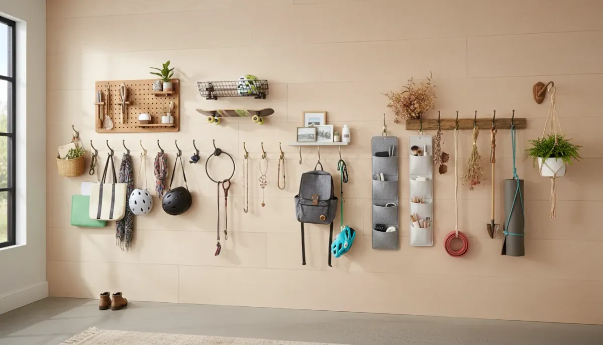 Beyond Coats: 15 Creative Uses for Entryway Hooks and Wall Organizers
