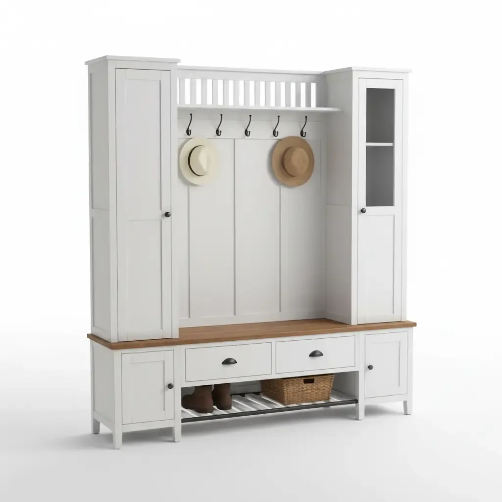 Crosley Furniture Brennan Entryway Hall Tree