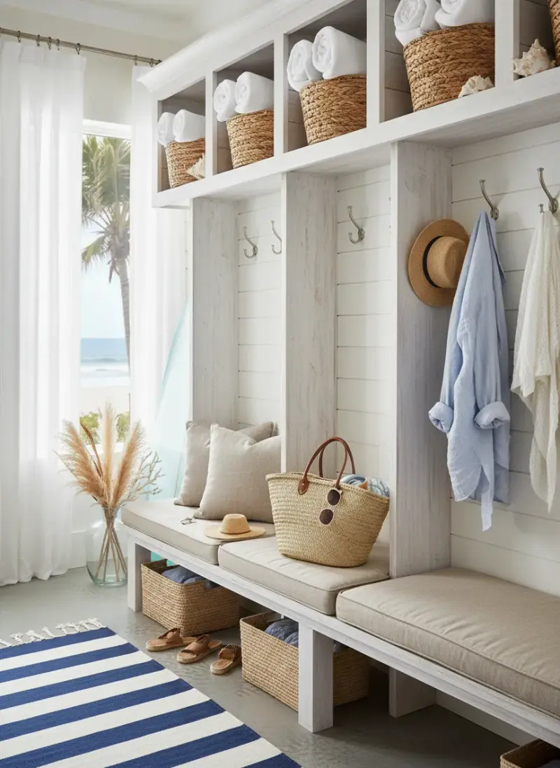 Breezy Coastal Mudrooms