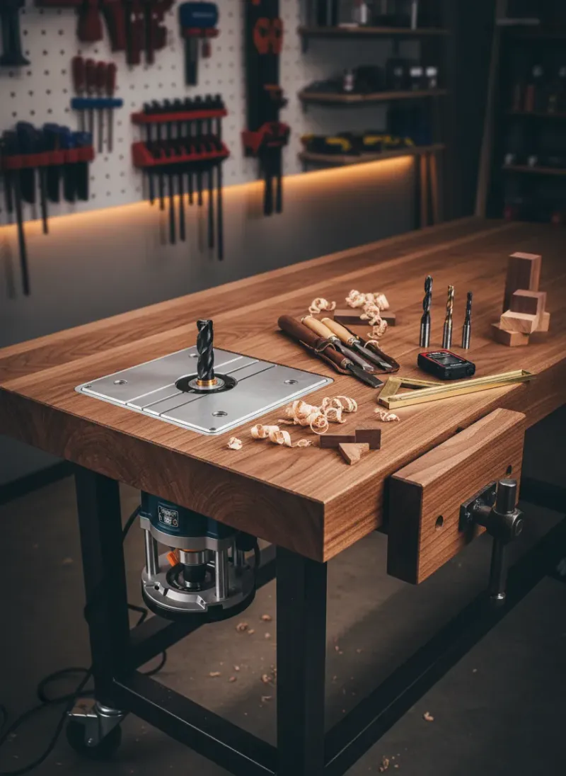 Professional SEO visualization for How to Build a Pro-Grade Workbench with a Built-In Router Table