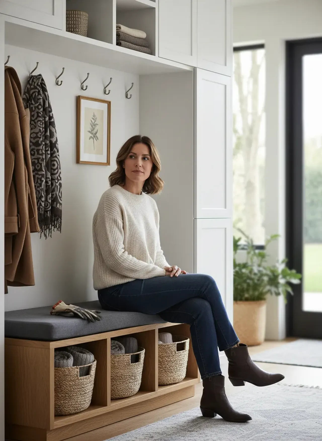 Professional SEO visualization for How to Choose the Perfect Small Mudroom Bench with Storage: 2025 Buyer's Guide