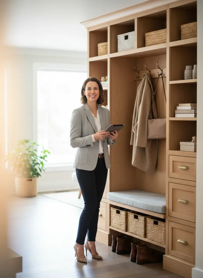 Professional SEO visualization for Is a Custom Built-In Entryway Organization System Worth the Investment?