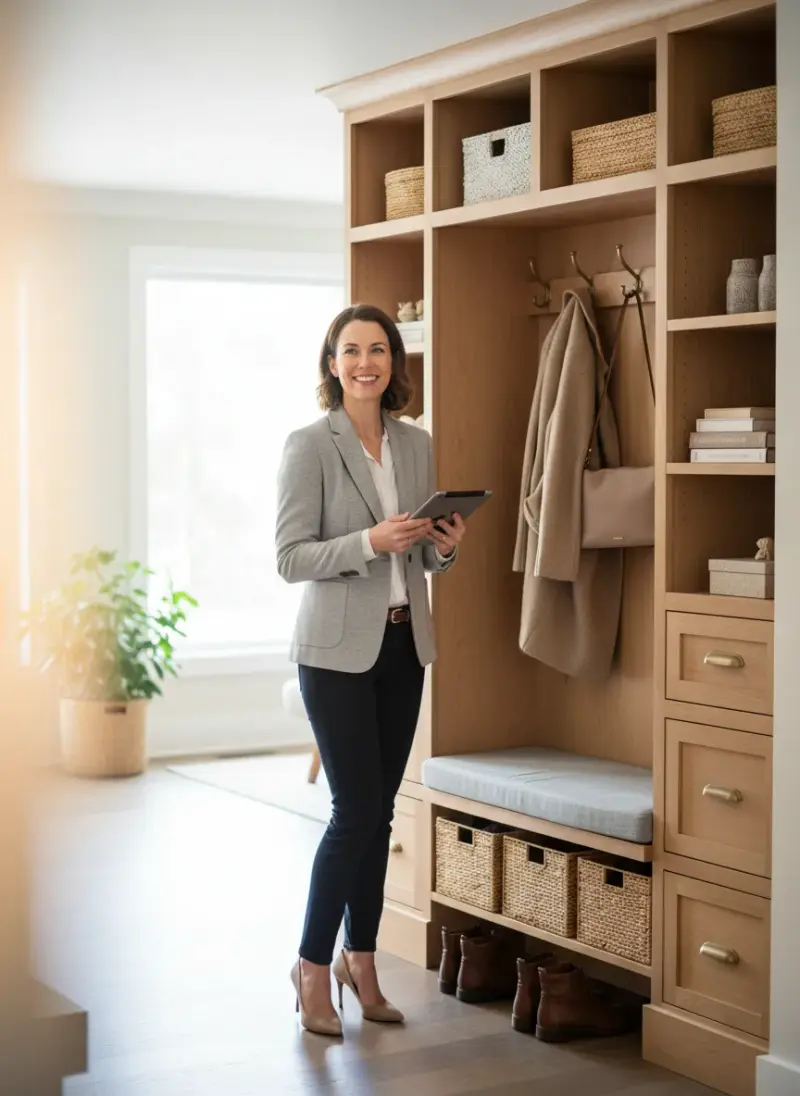Is a Custom Built-In Entryway Organization System Worth t...