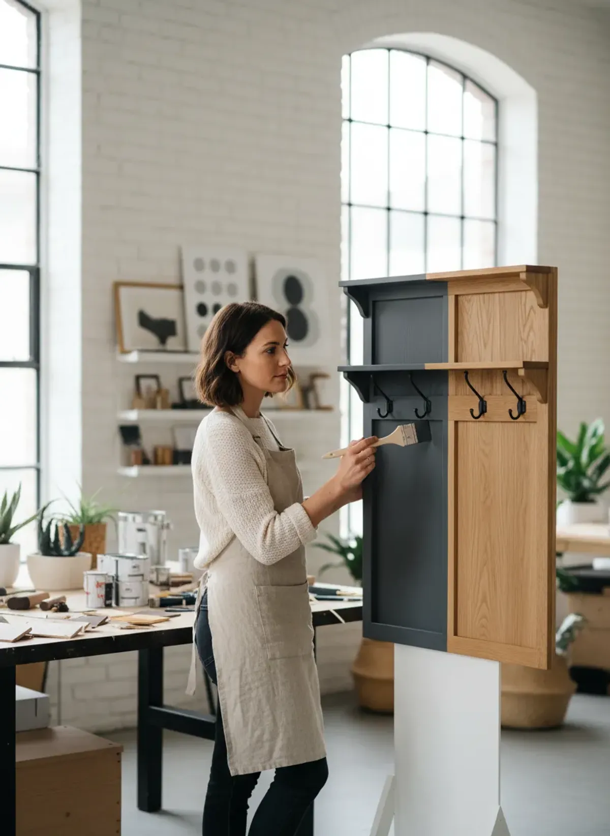 Customizing Your Entryway Racks: Painting, Staining, and Personalizing Wall Units