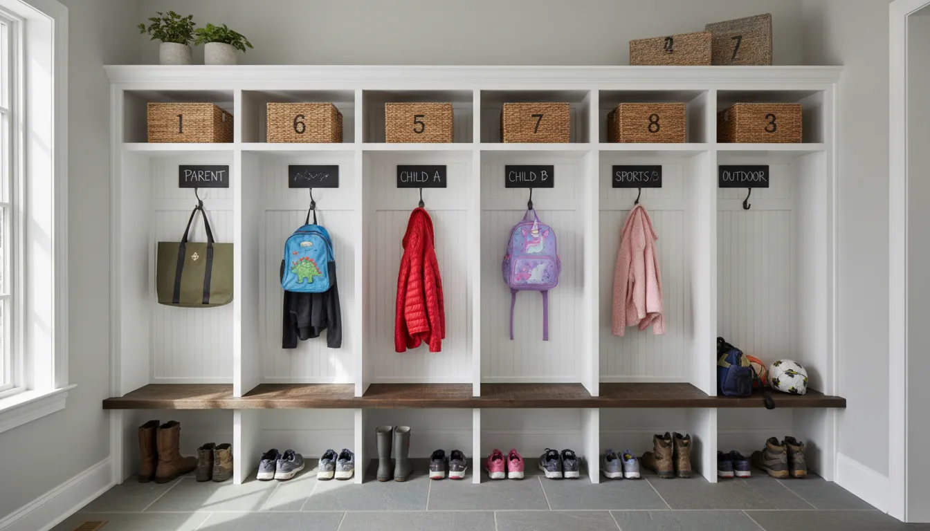 Designing Mudroom Lockers for Families