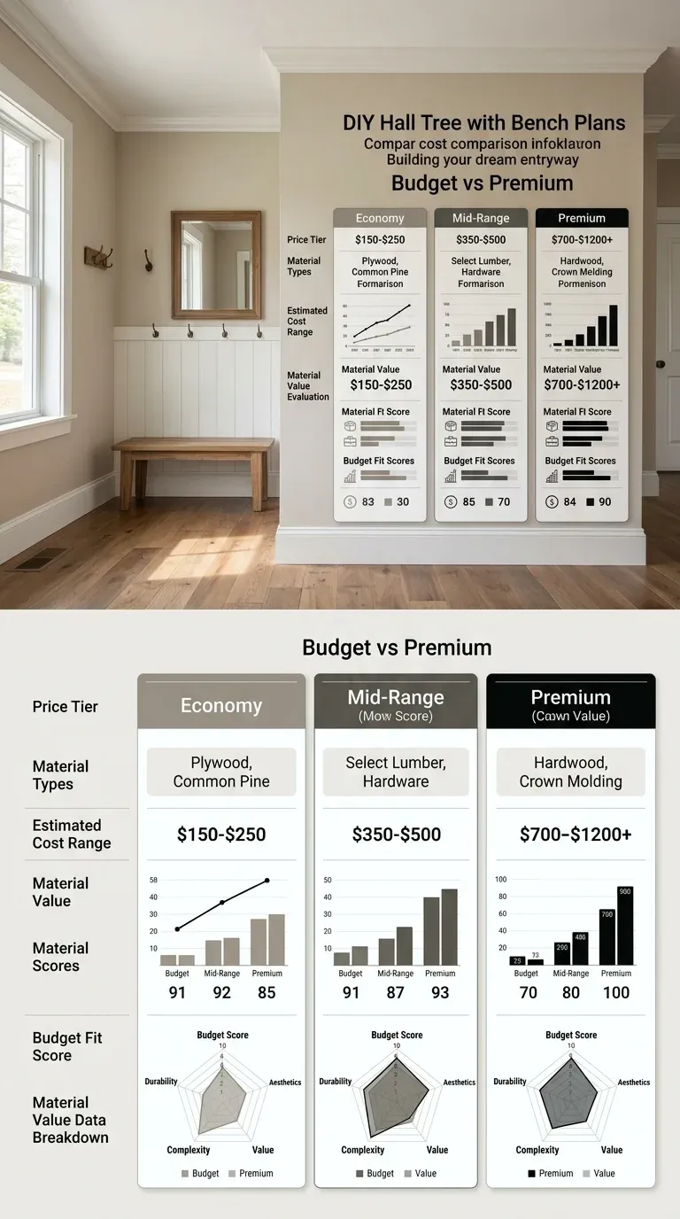 Cost comparison chart of DIY build versus commercial alternatives over ten years