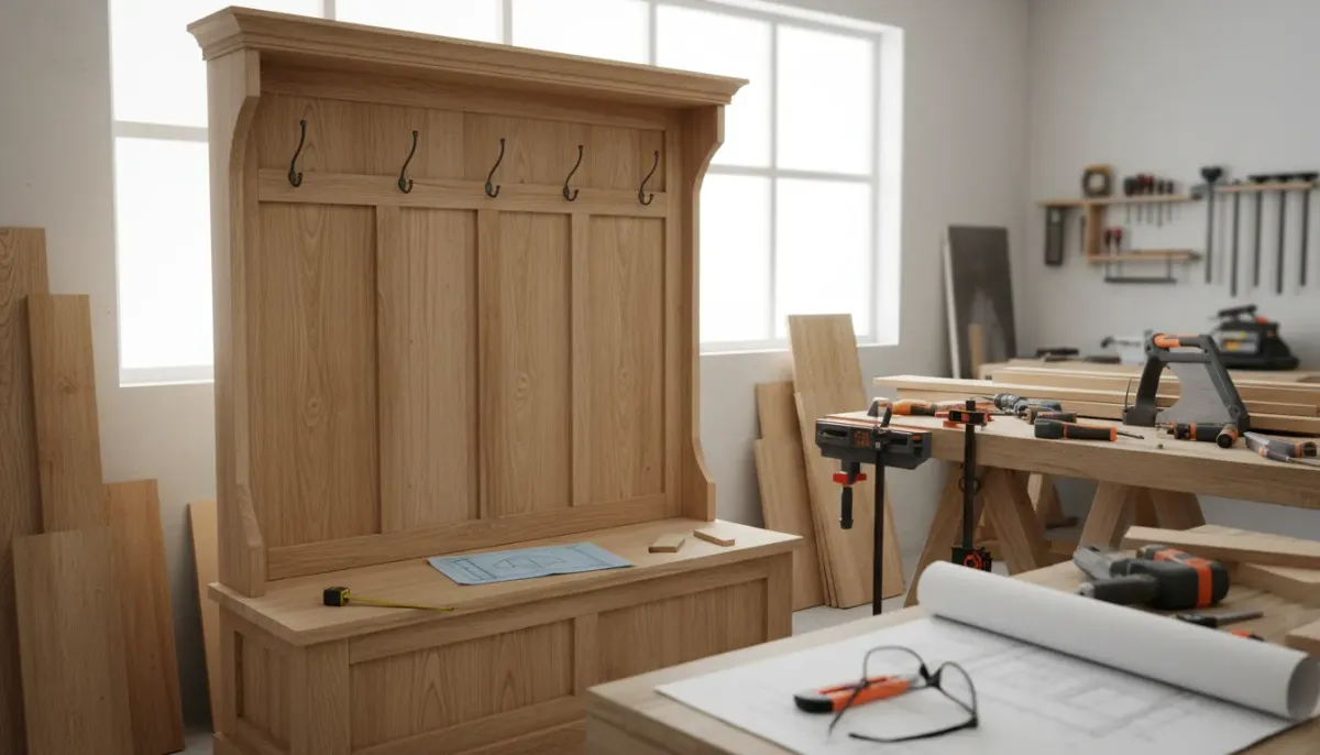 DIY Hall Tree Build: Step-by-Step Guide for the Beginner Woodworker