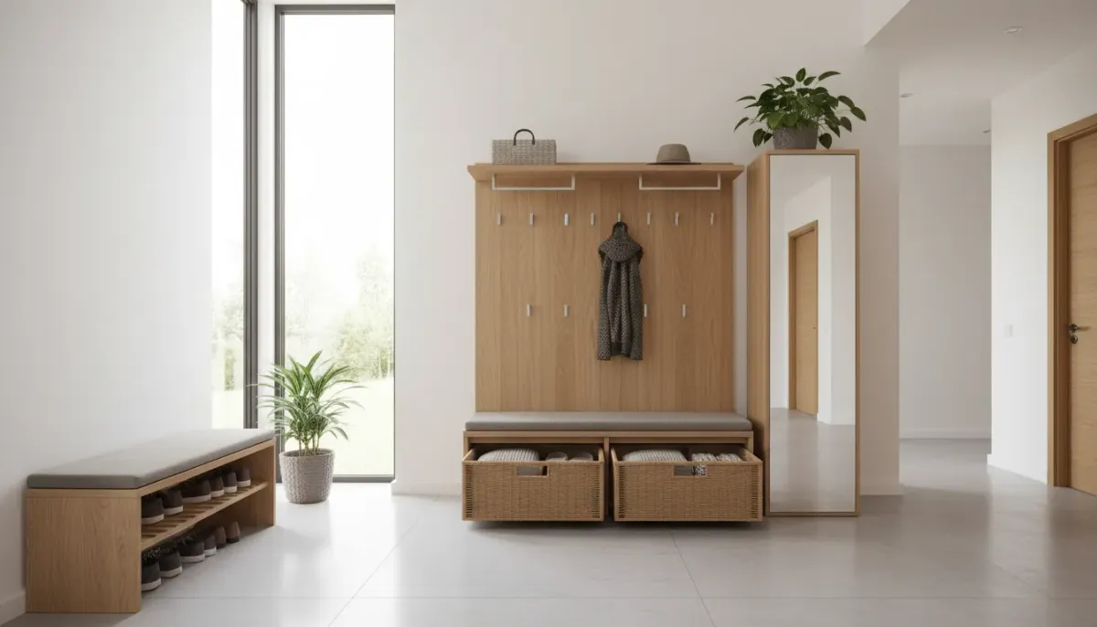 Dual-Purpose Entryway Storage Benches That Save Space and Add Seating