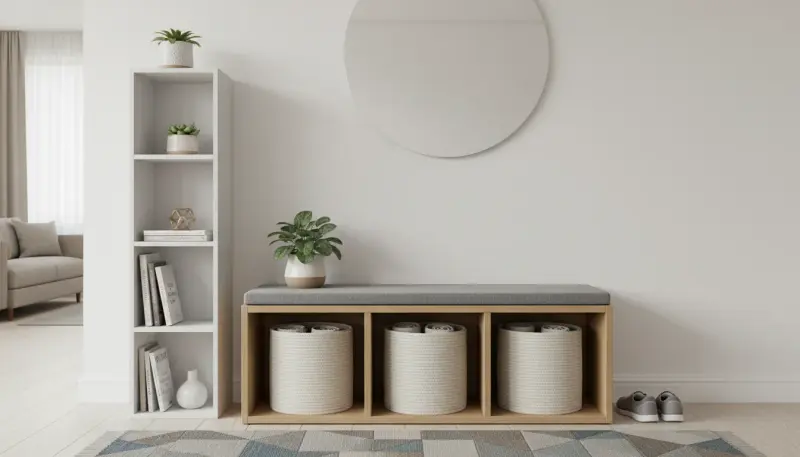 Entryway Benches with Storage for Renters