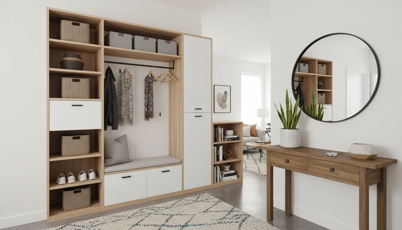 Entryway Storage for Studio Apartments