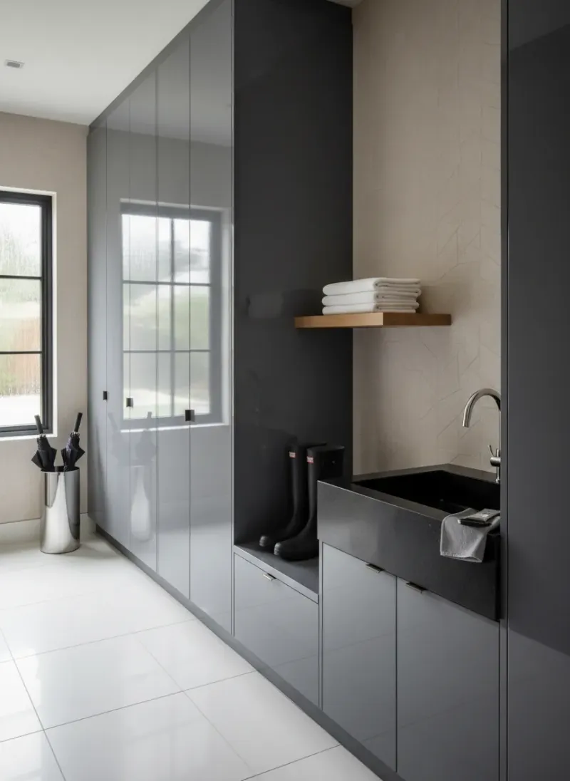 Professional SEO visualization for High-Gloss Mudroom Finishes: How to Master the Sleek, Modern Look