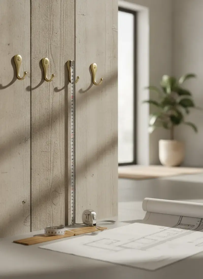 How High to Hang Coat Hooks: The Standard Coat Hook Height Guide