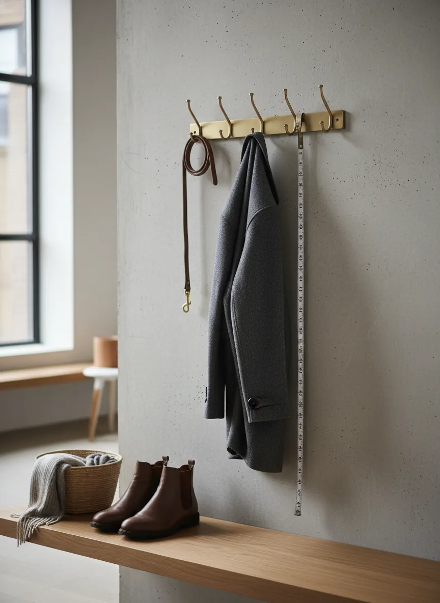 How High Should Coat Hooks Be: Standard Heights & Mounting Rules