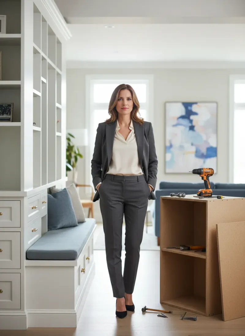 Professional SEO visualization for When to Hire a Pro vs. DIY: Cost Analysis for Custom Entryway Organization