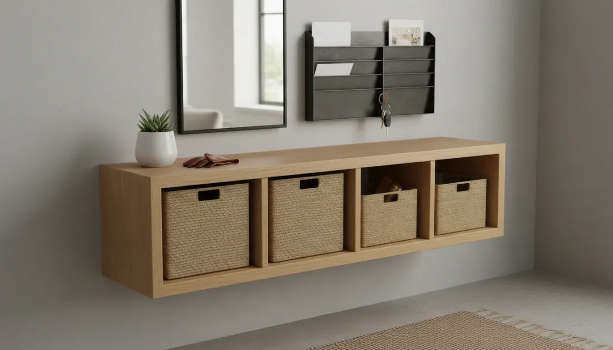 Mail and Paper Clutter Solved: Entryway Organizers with Integrated Letter Racks