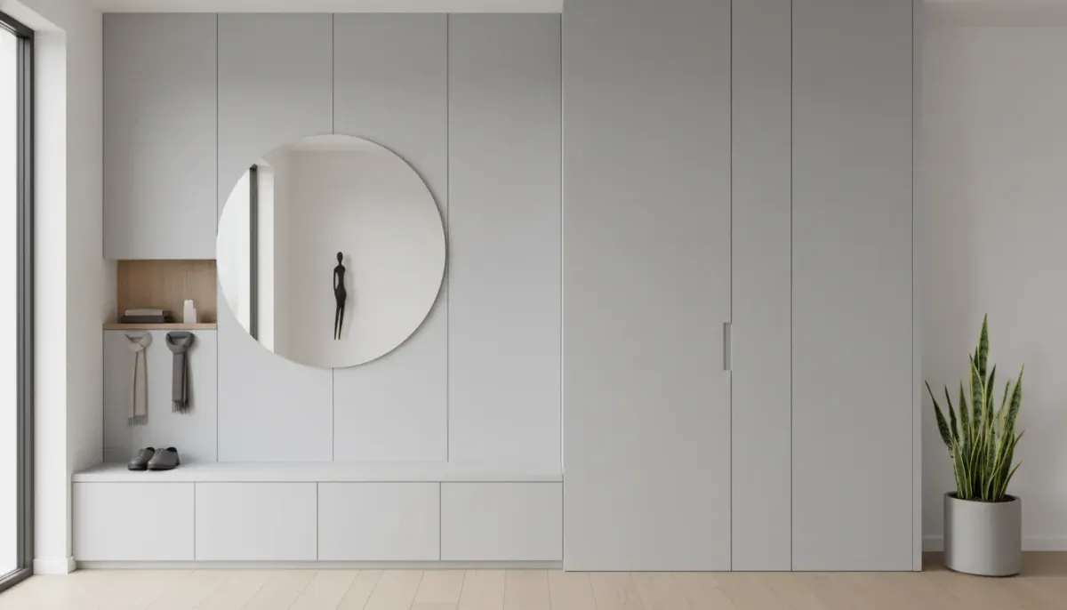 Making Entryway Storage Invisible: Integrating Organization with Minimalist Design