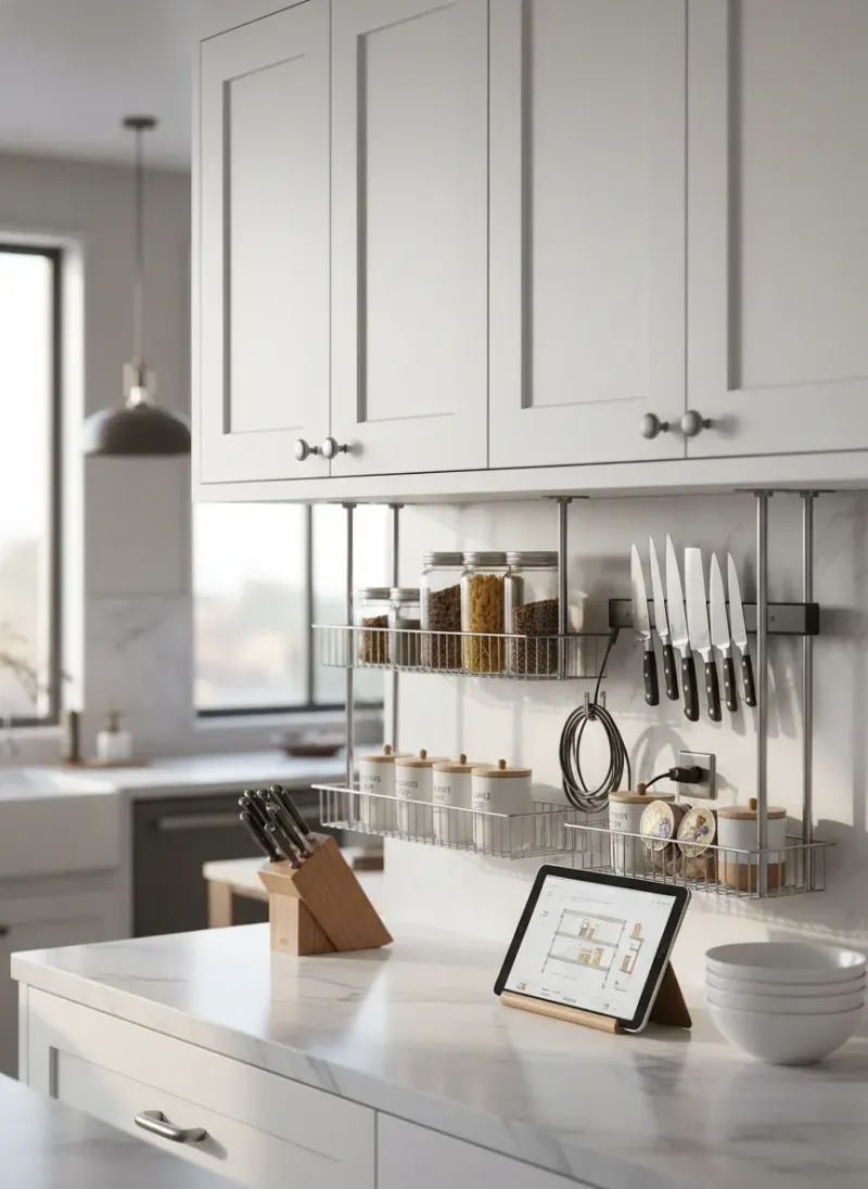 Professional SEO visualization for Maximize Your Workspace: The Ultimate Guide to Under-Cabinet Storage