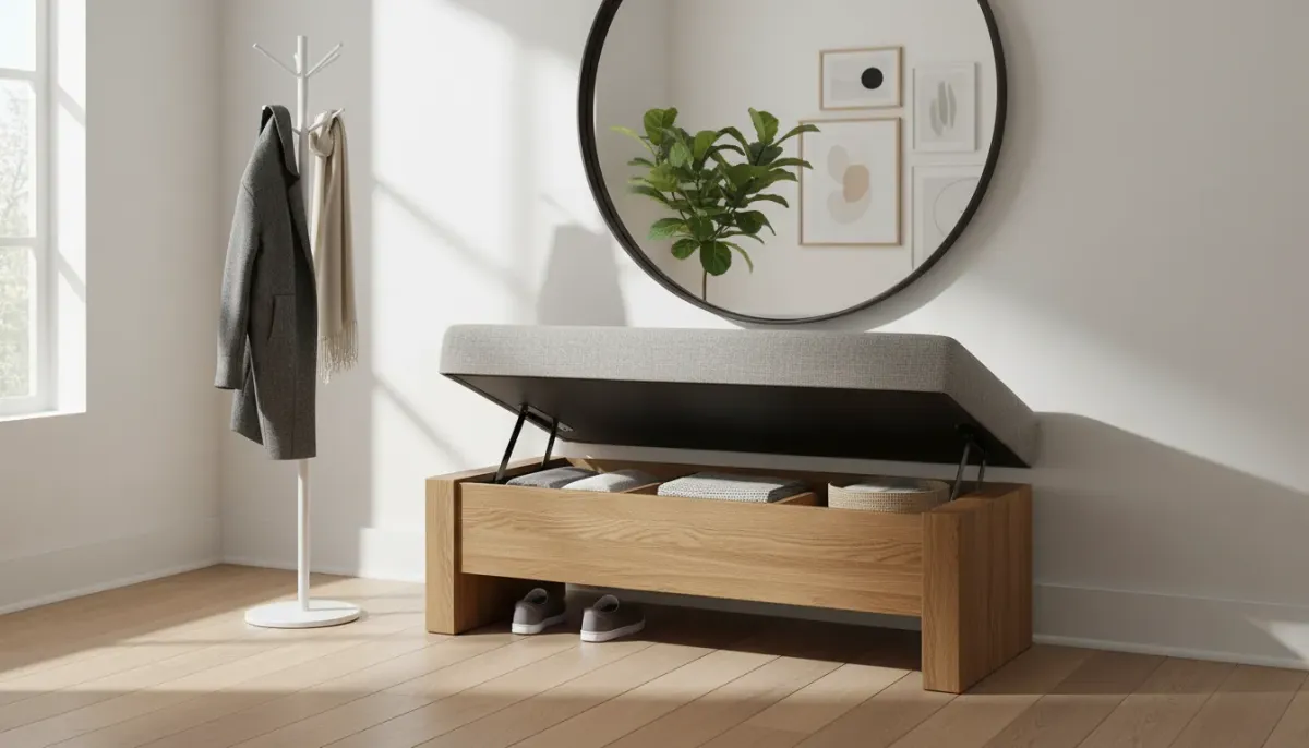 Maximizing Hidden Capacity: The Power of Lift-Top Entryway Benches with Storage