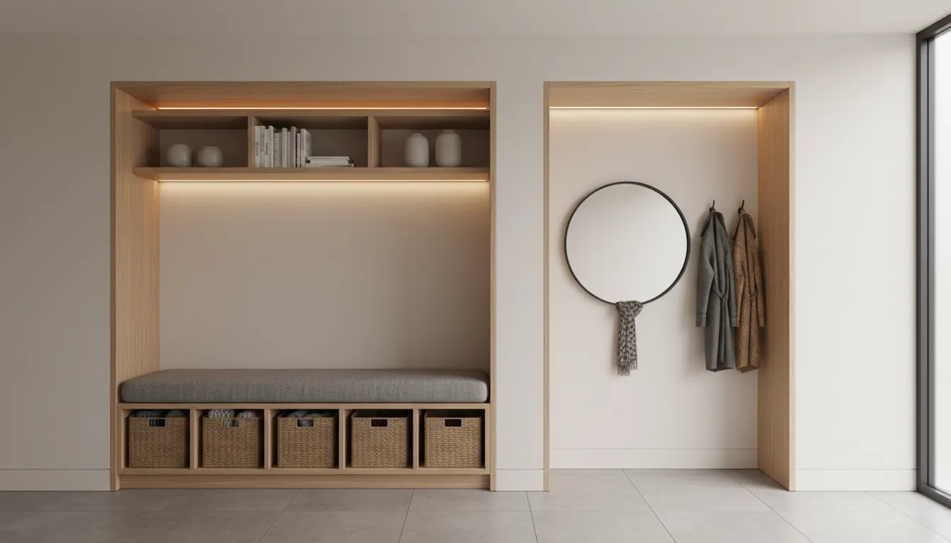 Maximize Built-in Entryway Storage (even in Tiny Homes)