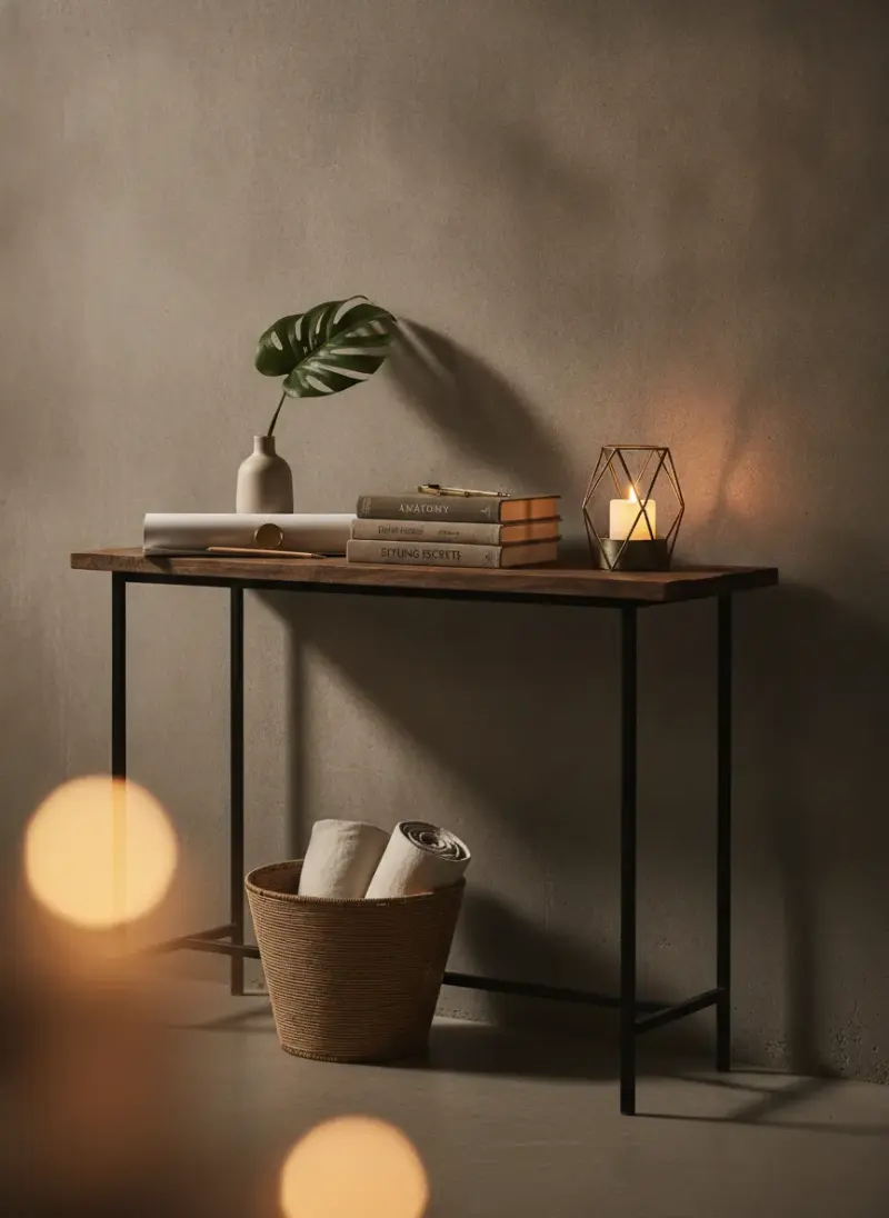 The Narrow Console Table Blueprint: Anatomy, Dimensions, and Styling Secrets