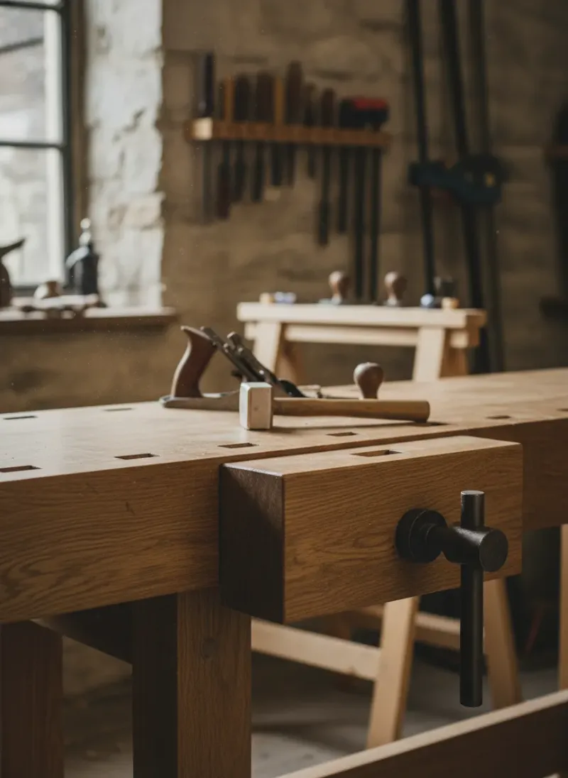 Professional SEO visualization for No Screws Required: How to Attach a Workbench Top Using Traditional Joinery