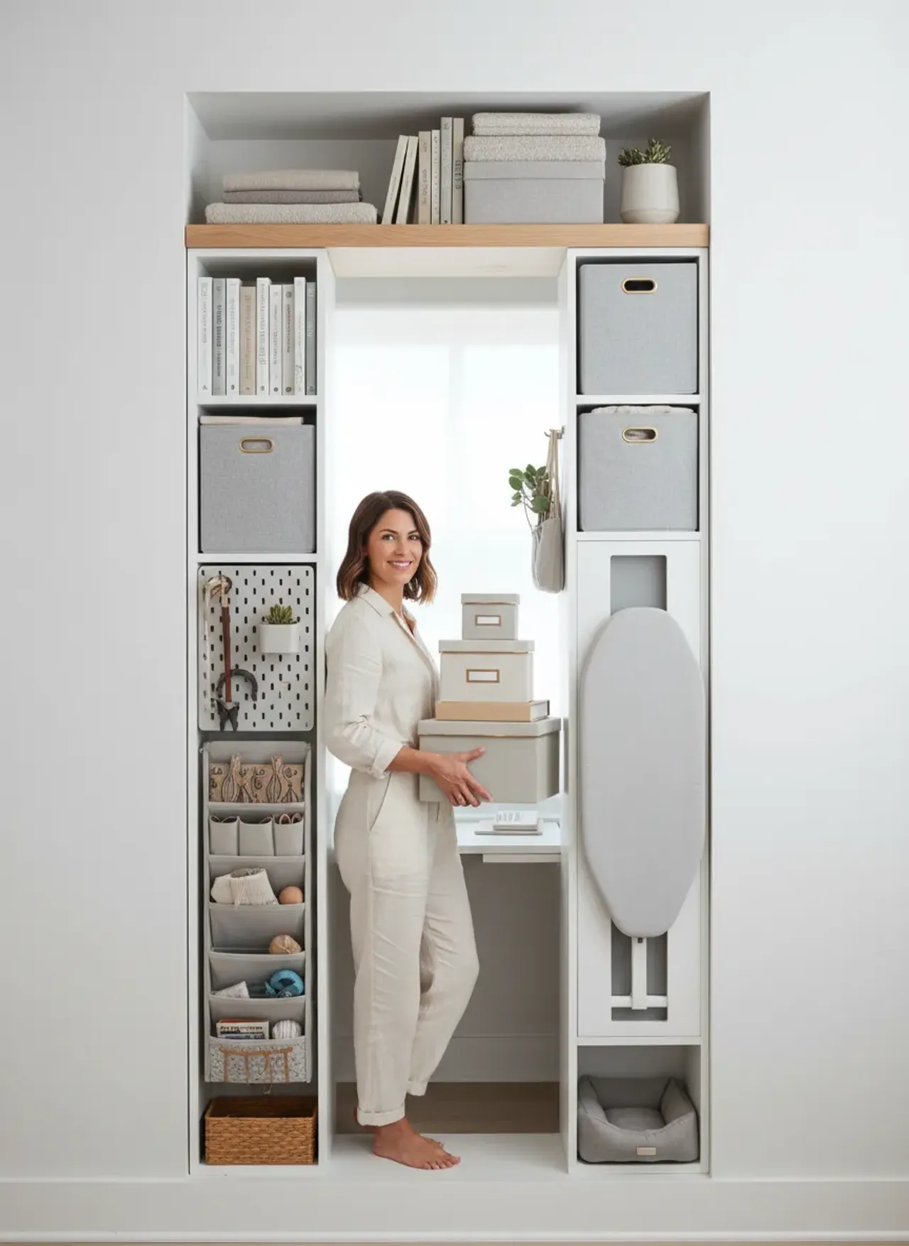 Visualization for Small Space Magic: 7 Clever Ways to Organize Awkward Alcoves and Nooks