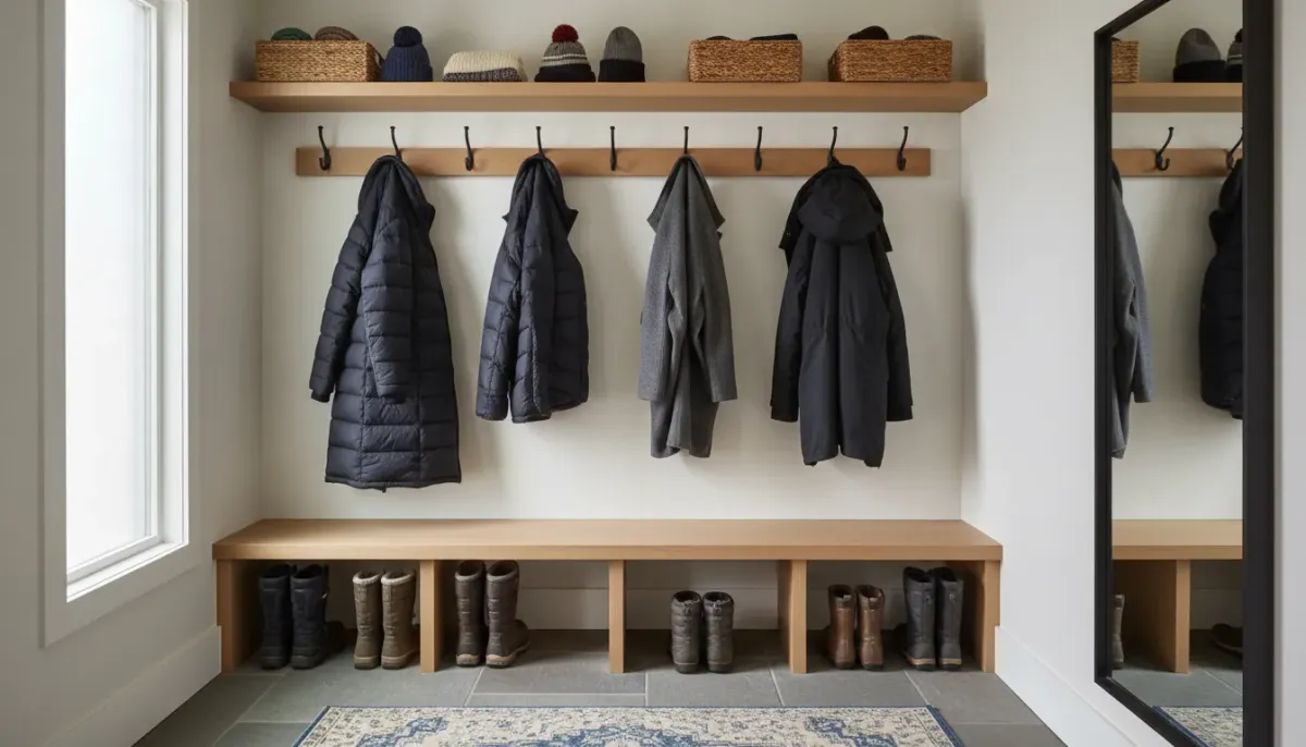 Organizing Seasonal Gear: Maximizing Entryway Storage for Winter Coats and Boots