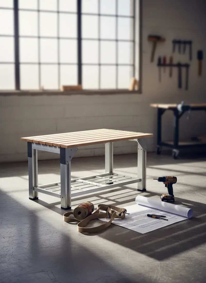 Professional SEO visualization for Portable & Powerful: The Best Knock-Down Workbench Plans for Easy Transport