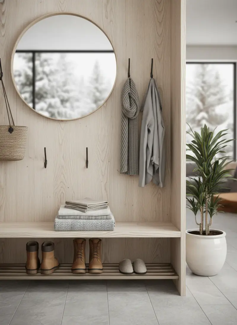 Scandinavian Mudroom Inspiration