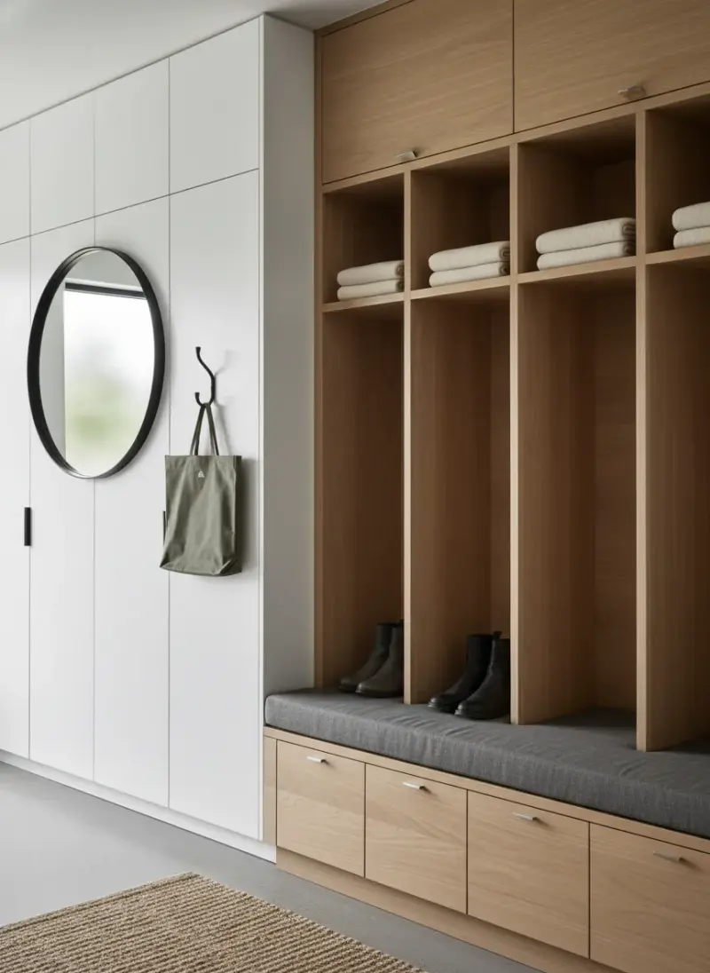 Sleek Modern Mudroom Designs