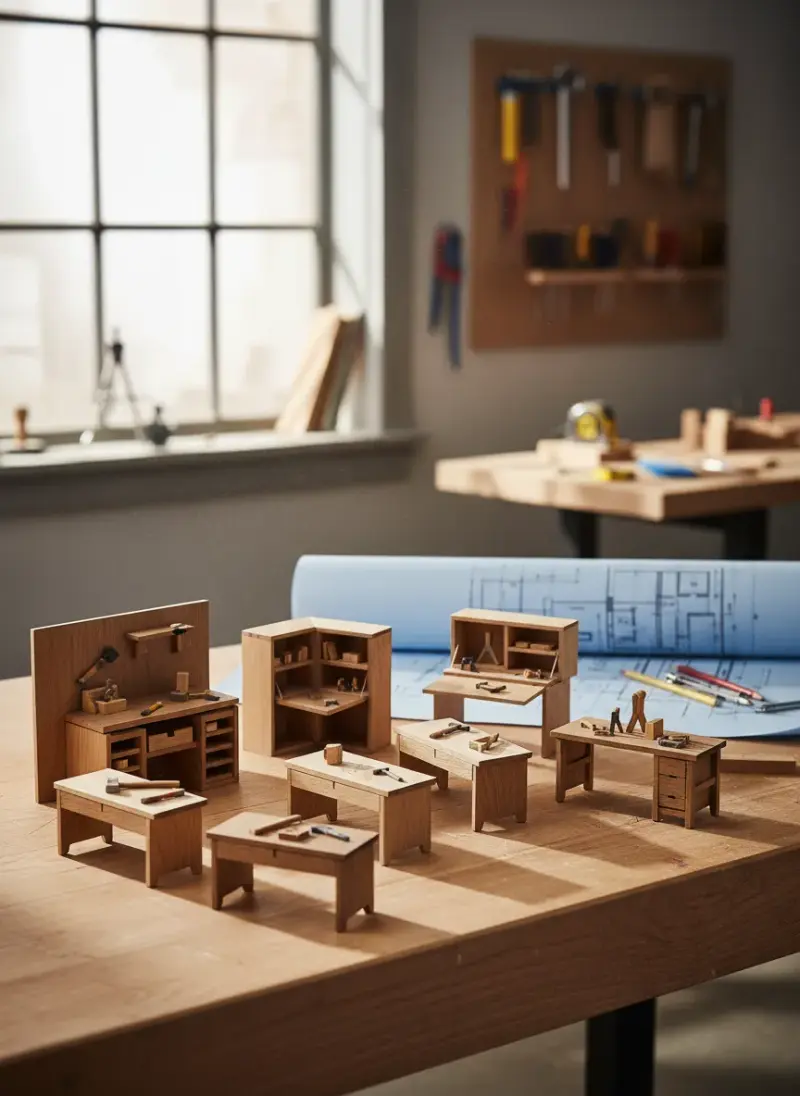 Small Shop Solutions: 8 Space-Saving Workbench Plans for ...