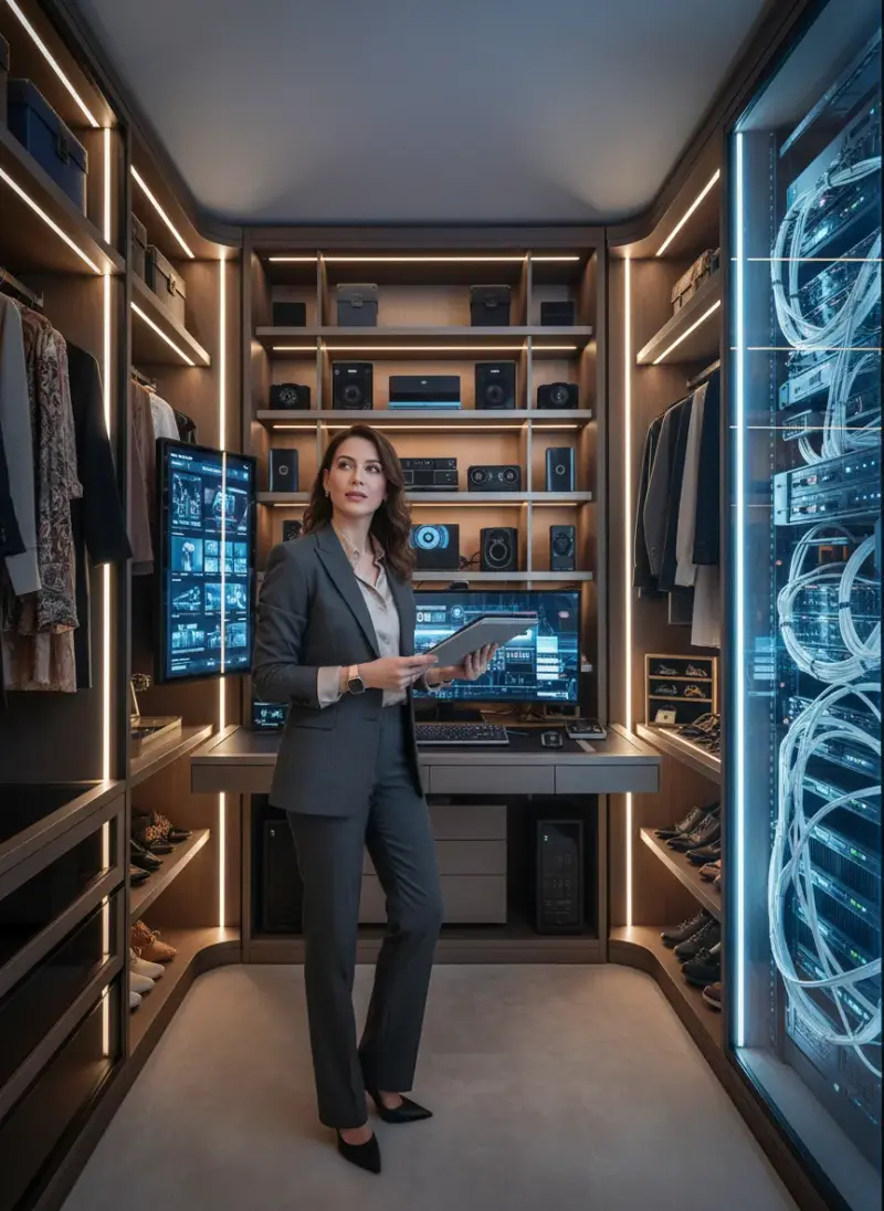Smart Closets & Tech Hubs
