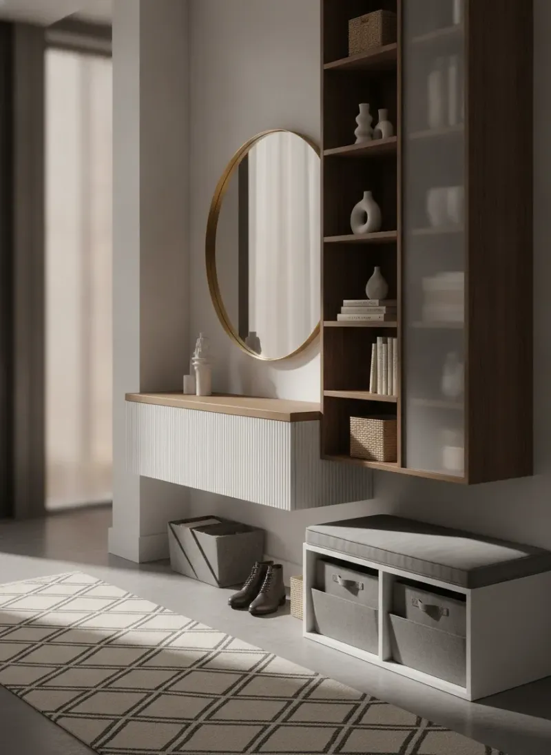 Professional SEO visualization for Smart Hallway Furniture & Storage Ideas to Maximize Your Space