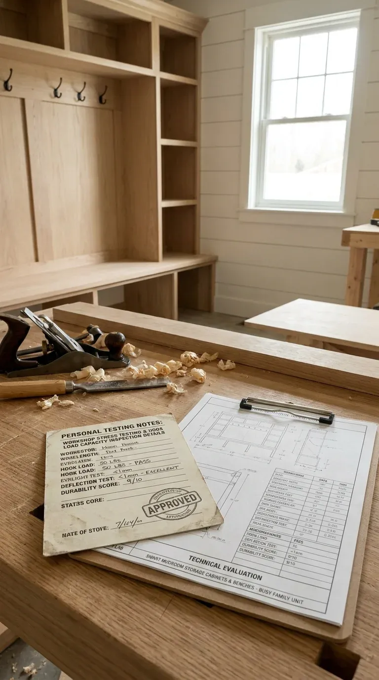 Measurement Chart: Spatial clearance and dimension blueprint for entryway storage