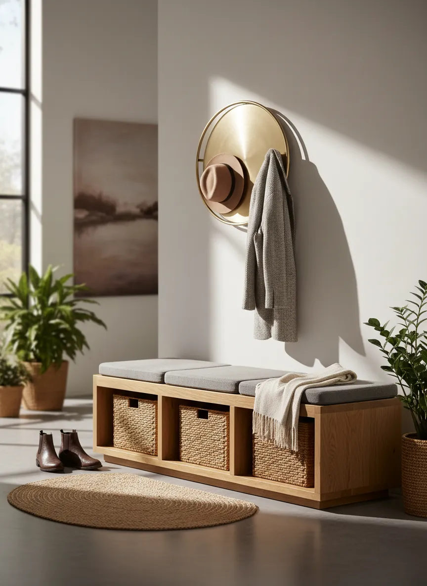 Stylish Functional Entryway: Storage Ideas & Wall Organizers That Work