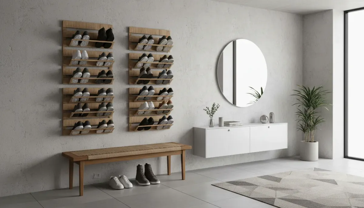 The Best Wall-Mounted Entryway Shoe Racks for Vertical Storage