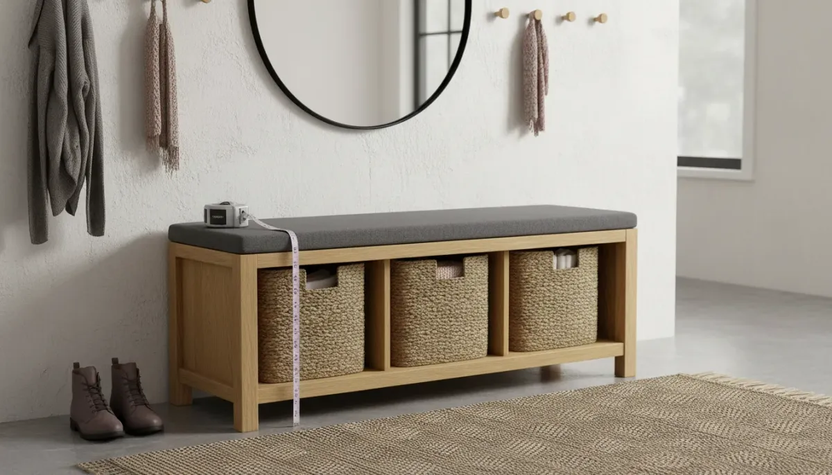 The Ergonomics of Entryway Benches with Storage: Seating Height and Depth