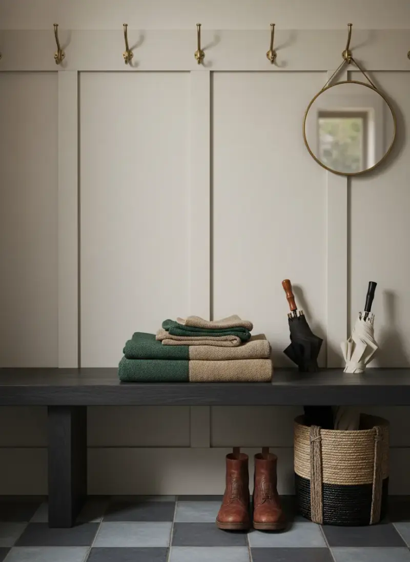 Two-Tone Mudroom Ideas