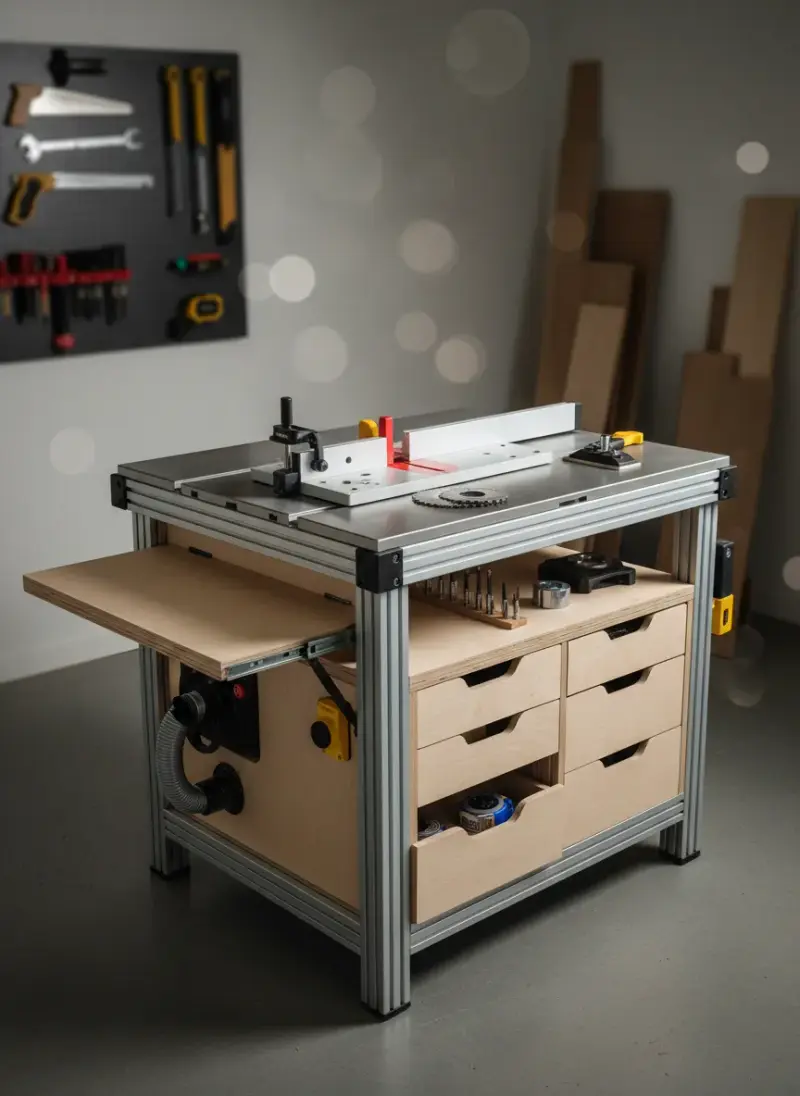 The Ultimate Table Saw Workbench