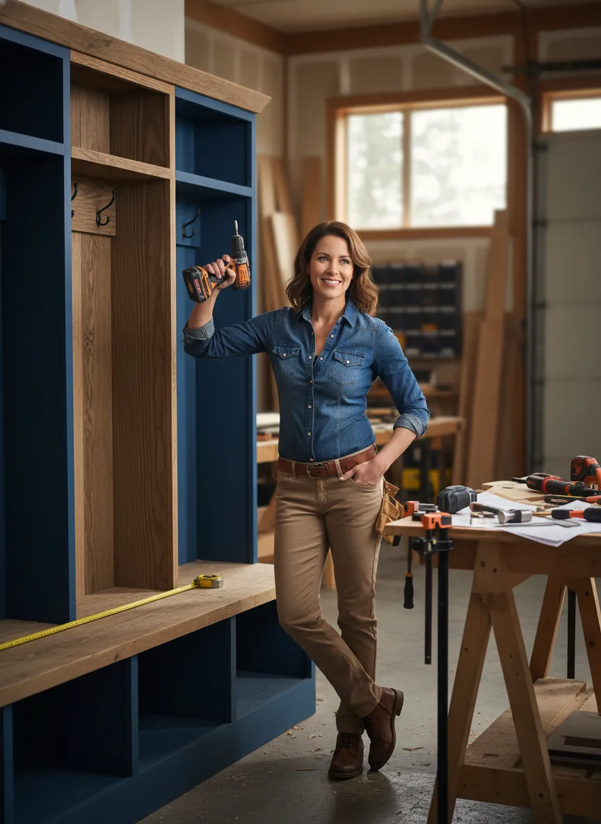 The Weekend Warrior”™s Guide to Building Custom Mudroom Lockers