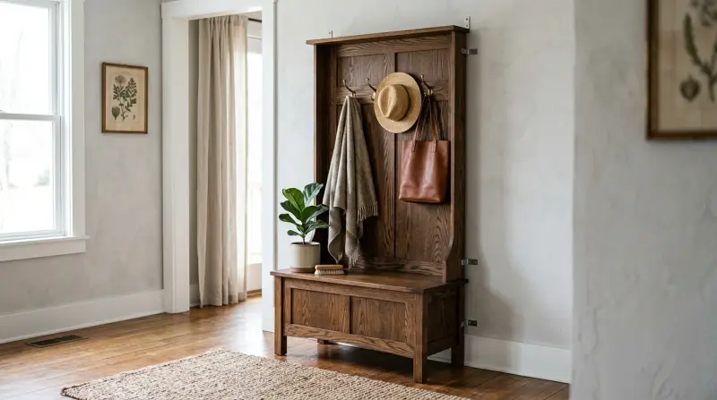 Wobbly Hall Tree? Anchor It, Shim It, and Pick Safer Entryway Storage